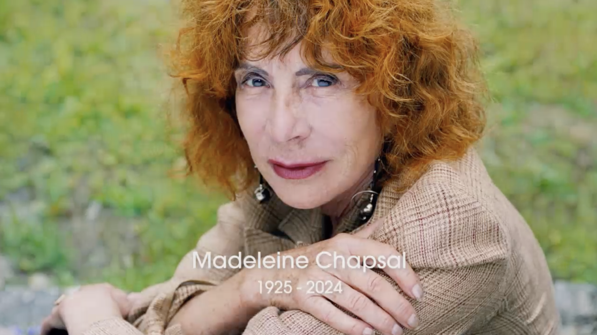 Hommage à Madeleine Chapsal